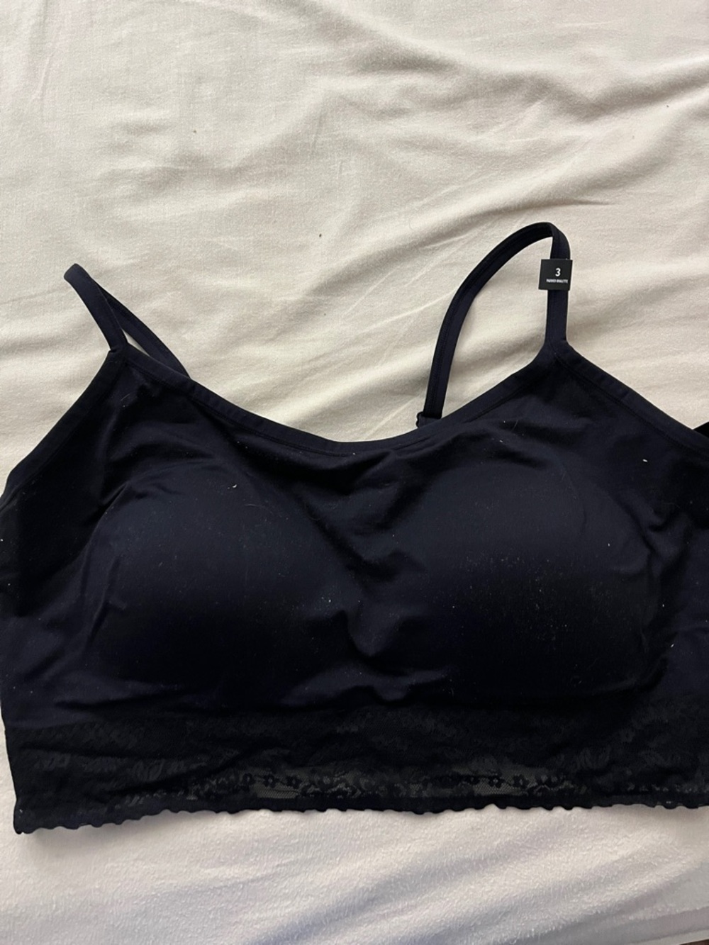 torrid Black Lace-Trim Bralette Cami